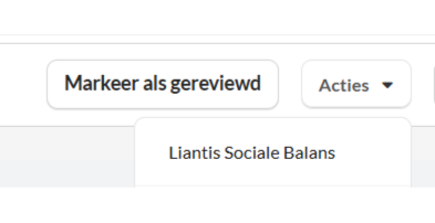 Acties sociale balans
