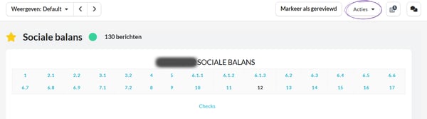 Rubriek sociale balans